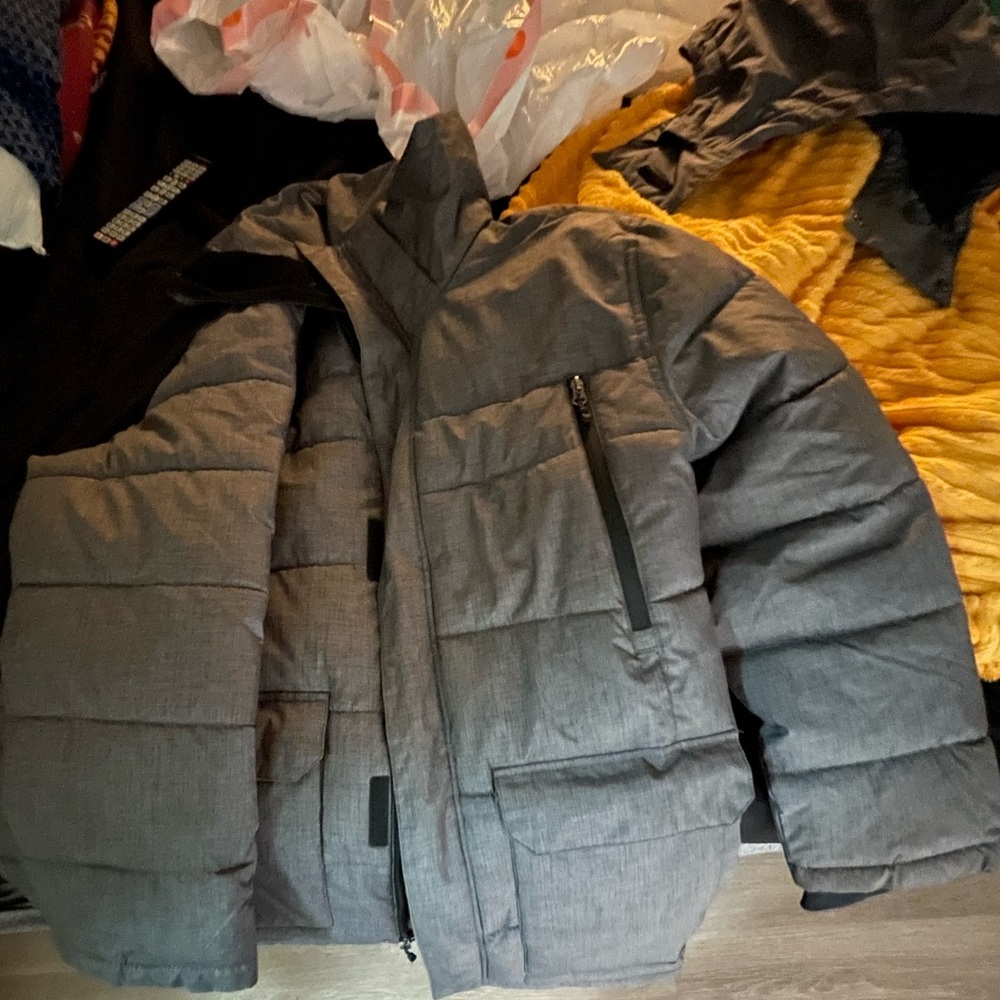 Puffy winter coat
